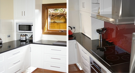 Hide-away Microwave and Kitchen Appliance storage