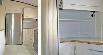 modernist style kitchen