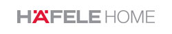The Hafele Logo as a helpful clickable link to the Hafele range of Kitchen Appliances
